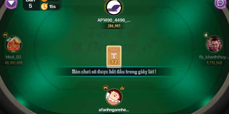 Bước 3: Chọn bàn