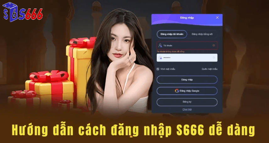 S6666 đăng nhập